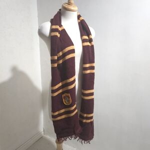 Harry Potter | Gryffindor Burgundy and Yellow Striped Scarf